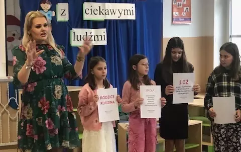 Zdjęcie do Wizyta Pani Kingi Zawodnik