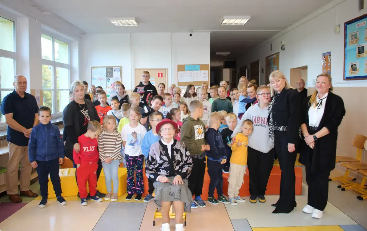 Zdjęcie do Wzruszające spotkanie z Panią Ireną Gałązkiewicz &ndash; zesłanką Sybiru